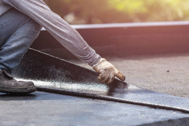 Professional Interior Drainage System technician working in Howard City, MI